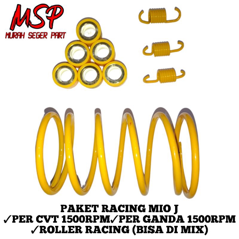 Paket Per CVT 1500rpm Mio J Per Ganda 1500rpm Mio J Roller racing Mio J