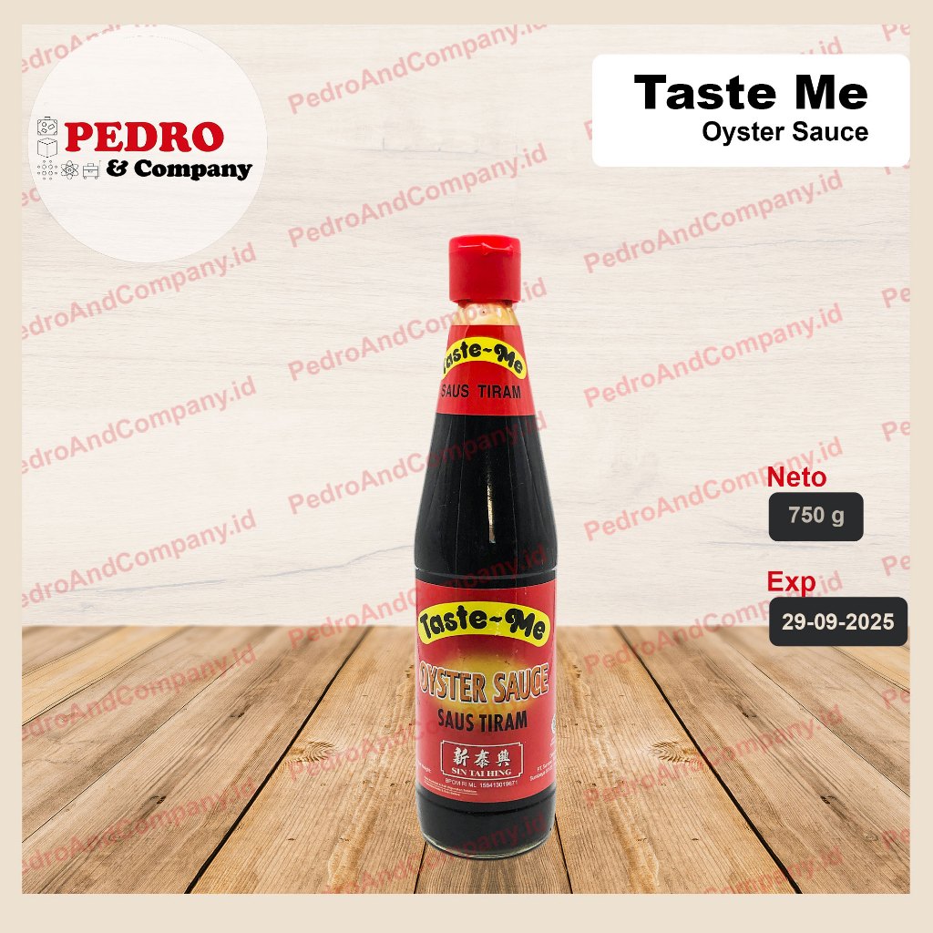 

Taste me oyster sauce saus tiram 750 gram - sin tai hing