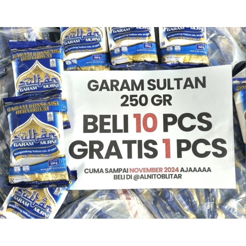 

Garam SULTAN halus 250 gram