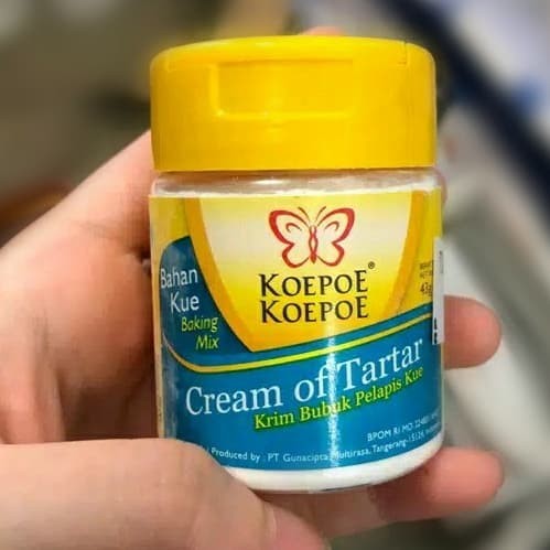 

Koepoe Koepoe Cream Of Tartar Botol kecil 43gr / Krim Bubuk Pelapis Kue Kupu