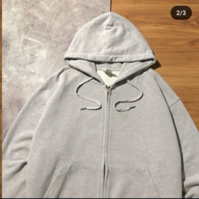 ZIP HOODIE TOFFE GREY