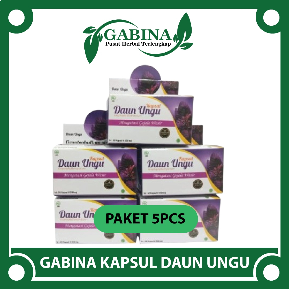 

Kapsul Daun Ungu 5 Pcs | Herbal Wasir dan Ambeien