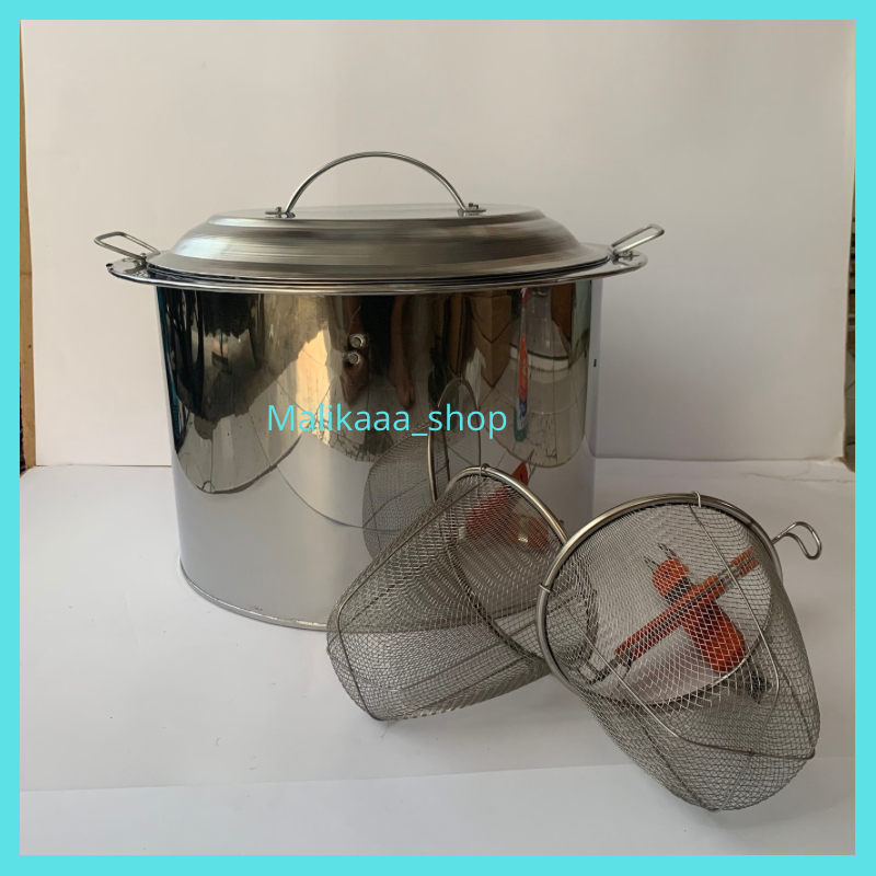 Dandang Mie Kocok Bakso Bulat Bahan Stainless