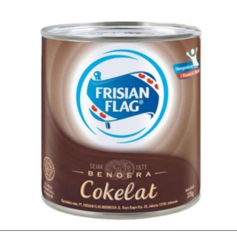 

Frisian Flag Bendera Kental Manis Cokelat/coklat kaleng 370gr