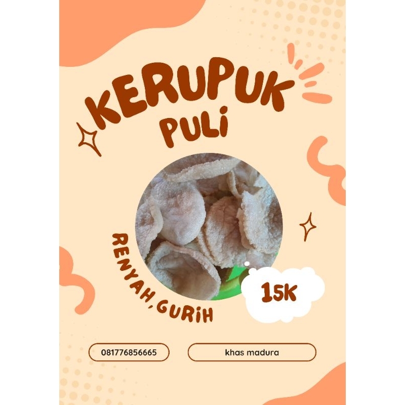 

kerupuk rambak/puli 500g