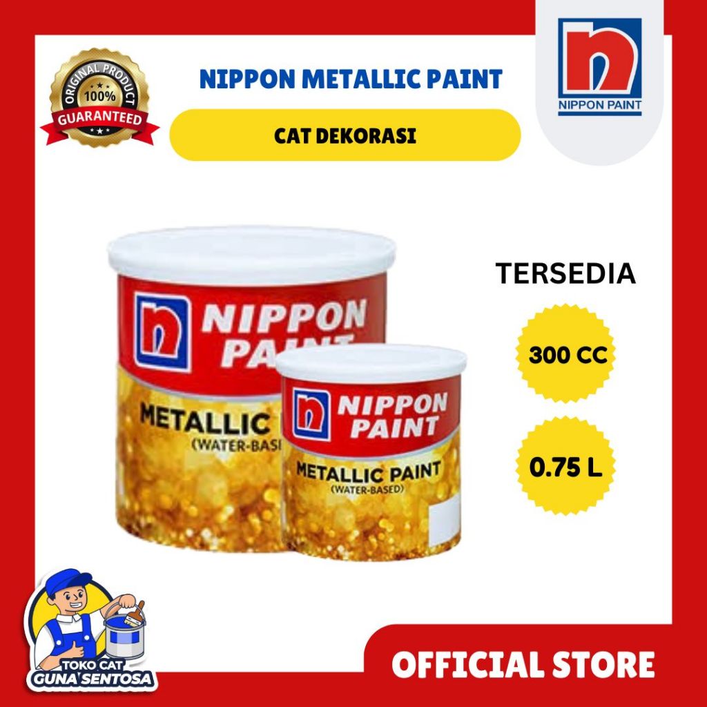 CAT AKRILIC METALLIC PAINT NIPPON PAINT WATERBBASED