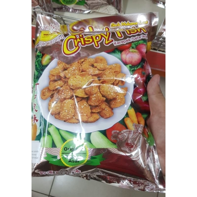 

Snack Makanan Laut Kerepek Sate Ikan/Crispy Fish