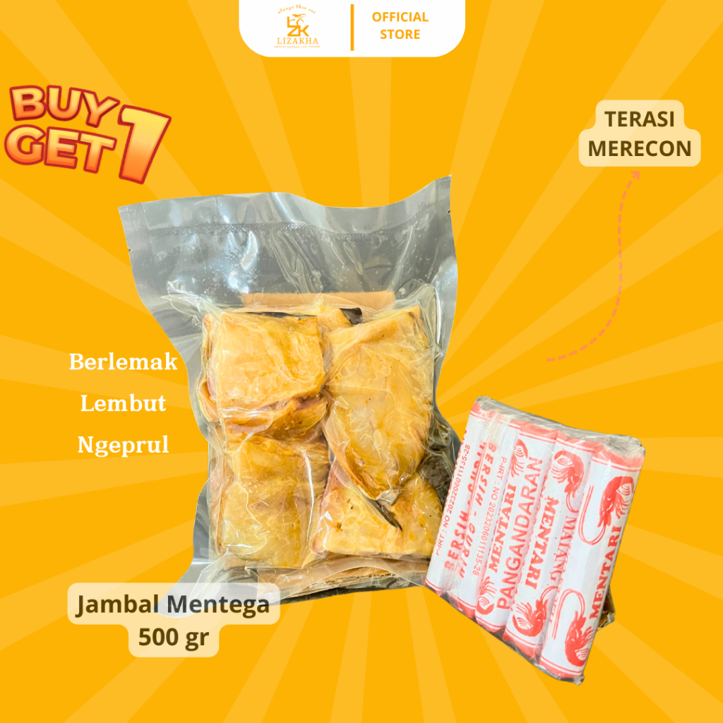 

[COD] (BUY 1 GET 1 Terasi) Jambal roti mentega ngeprul 500gr (Basah&ngeprul) khas Pangandaran