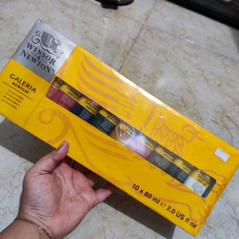 

cat akrilik winsor & newton isi 10x60 ml