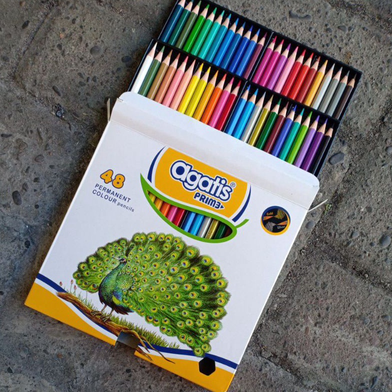 

KODE J67K Colour Pencils Agatis Prime 48 Pensil Warna Agatis Prime 48 Warna