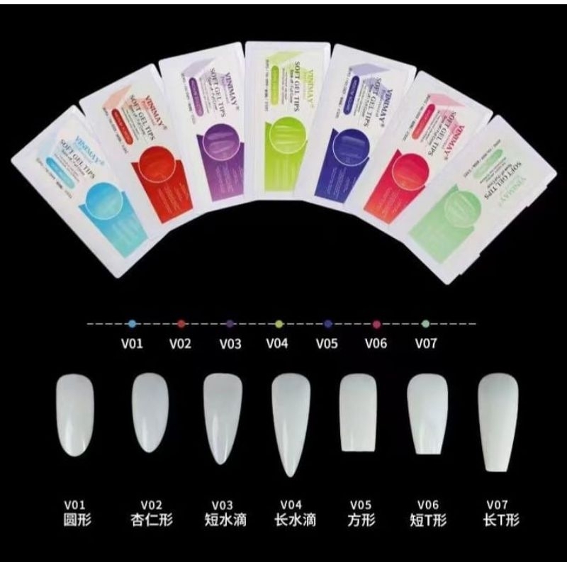 kuku palsu set / kuku palsu polos / kuku palsu murah / kuku palsu vinimay / fake nails