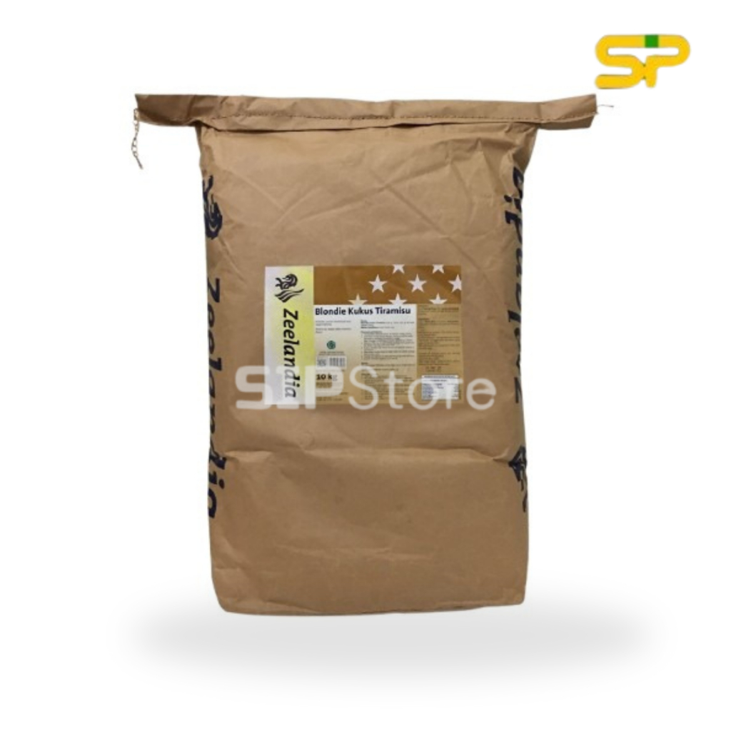 

ZEELANDIA BLONDIE KUKUS TIRAMISU 10KG / Tepung Premiks Kue Sifon Rasa Tiramisu (BAG)