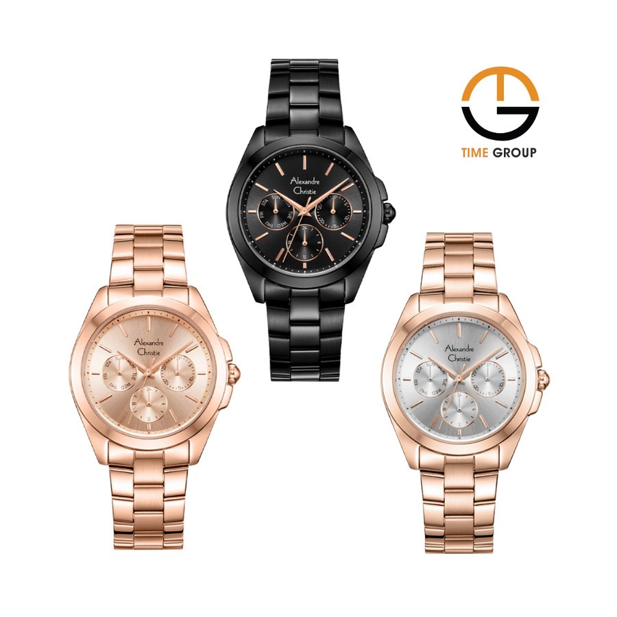 JAM TANGAN WANITA ALEXANDRE CHRISTIE AC2977 AC 2977 BF STAINLESS STEEL