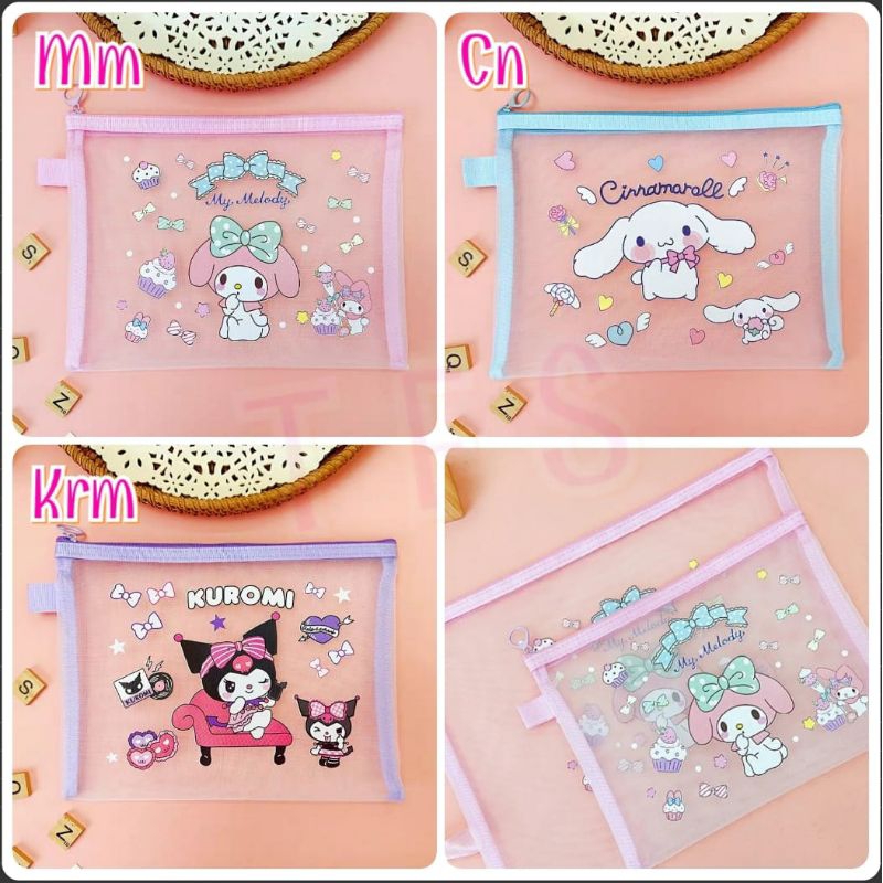 

Map file jaring melody kuromi cinnamoroll uk. A4 dan A5