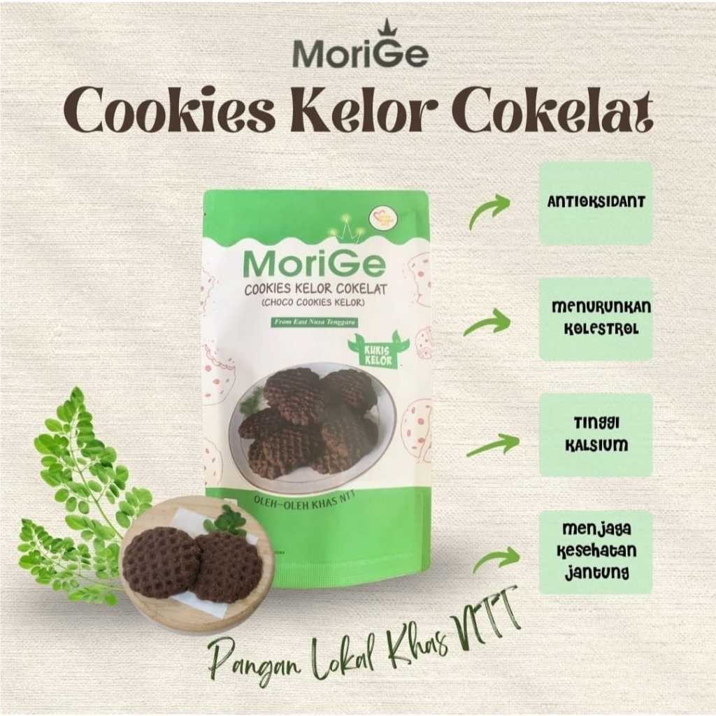 

MoriGe Cookies Kelor Cokelat