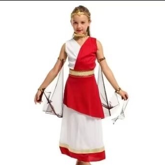 costume anak yunani athena princess hallowen anak