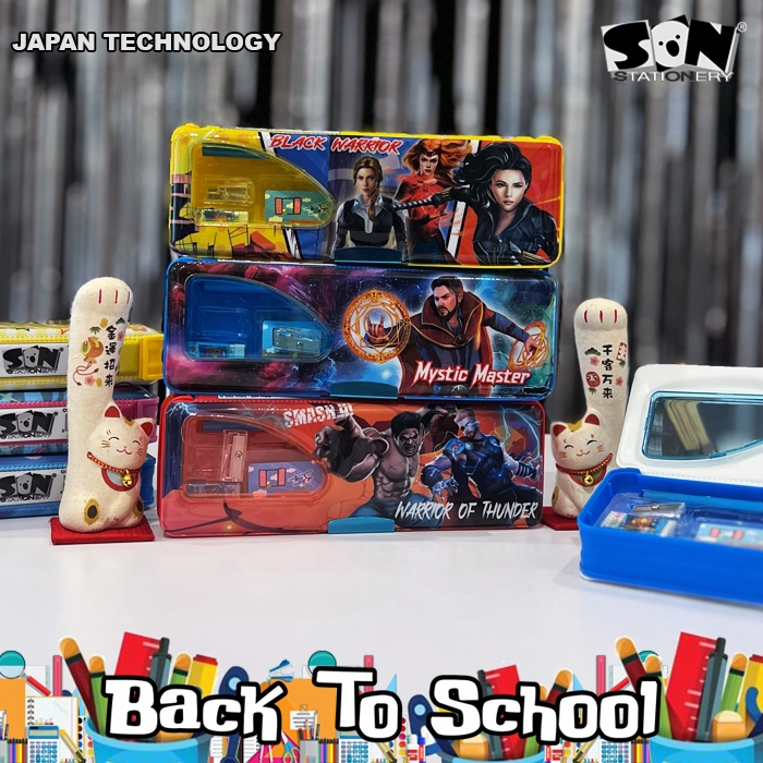 

KOTAK PENSIL MAGNET + STATIONERY HERO / TEMPAT PENSIL MAGNET 702-D