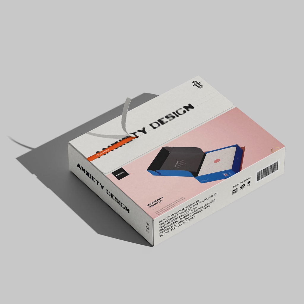 Mailing Box 3 Mockup Set