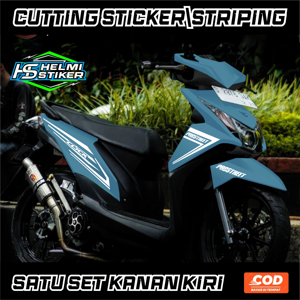 CUTTING STICKER/STRIPING BEAT 2013 - 2015 LIS VARIASI