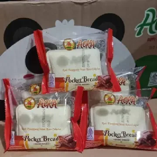 

Aoka Pocket Bread Coklat [60g]