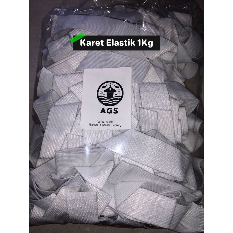 Karet Elastis / Karet Kolor Kiloan 2cm - 5 cm per 1 Kg