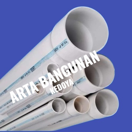Pipa Rucika Putih D 1 1/2 inch - per batang