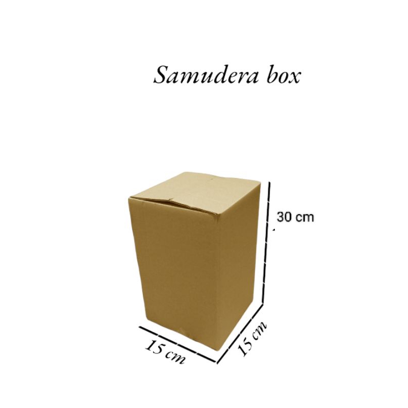 

kardus karton box uk 15x15x30 cm ST singgle wall polos