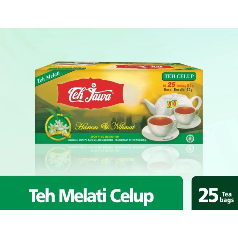 

Teh jawa celup jasmine isi 25 pcs