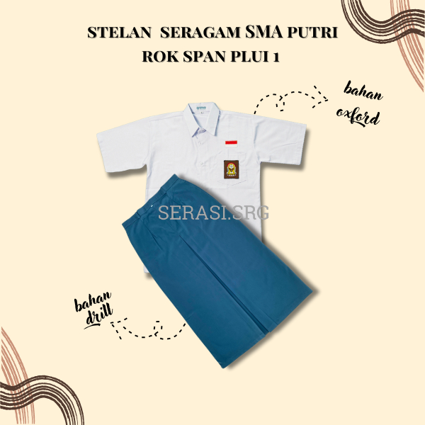 serasi seragam sma putri lengan pendek|stelan seragam sma perempuan |seragam sma cewek lengan pendek