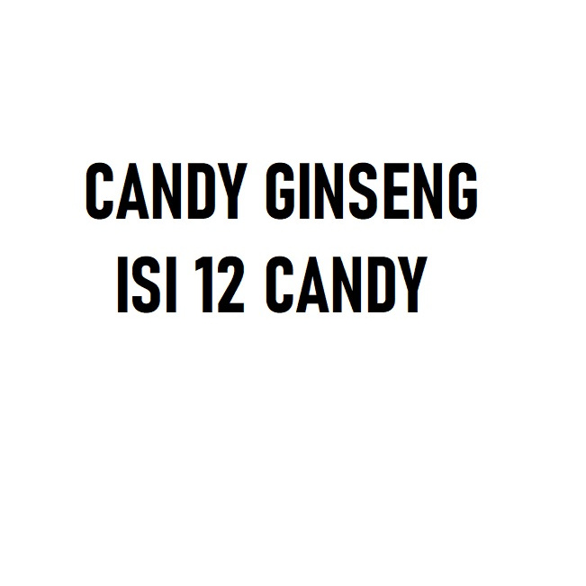 

12pcs Candy Ginseng