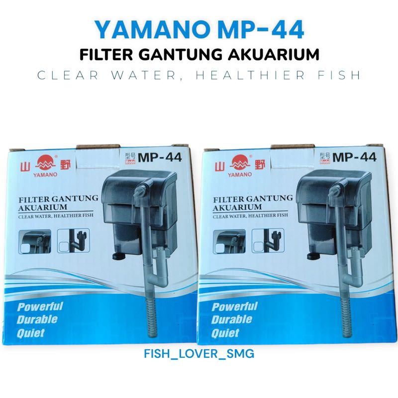 YAMANO MP 44 FILTER GANTUNG AKUARIUM/ Pompa Akuarium MP 44/Aquascape filter gantung YAMANO HANG ON F