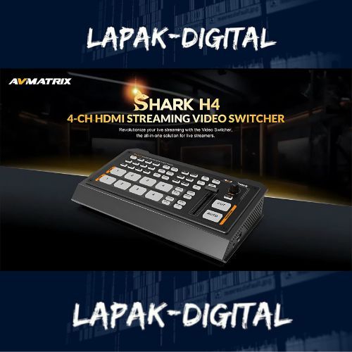 AVMATRIX SHARK H4 4-CH HDMI VIDEO SWITCHER