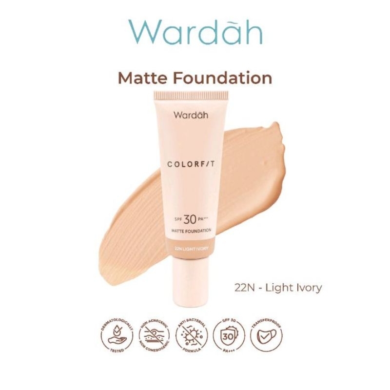 PASTI ORI‼️Wardah Colorfit Matte Foundation