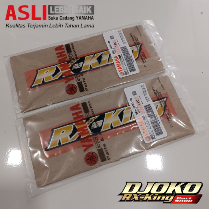 EMBLEM TANGKI RX KING 2002 SEPASANG - ORIGINAL YAMAHA GENUINE PART - 3KA-F4161-00