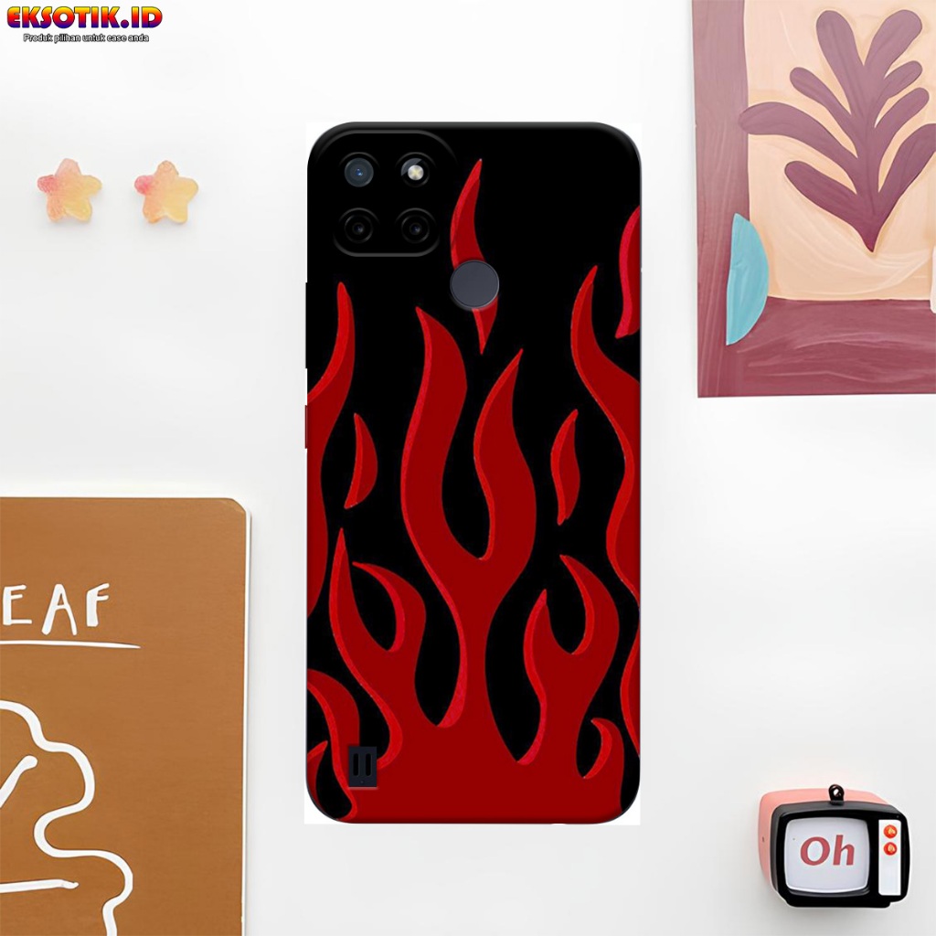 Case Realme C21Y C25Y - Casing Realme C21Y C25Y - Fashion Case - Silikon Realme C21Y C25Y  - Motif K