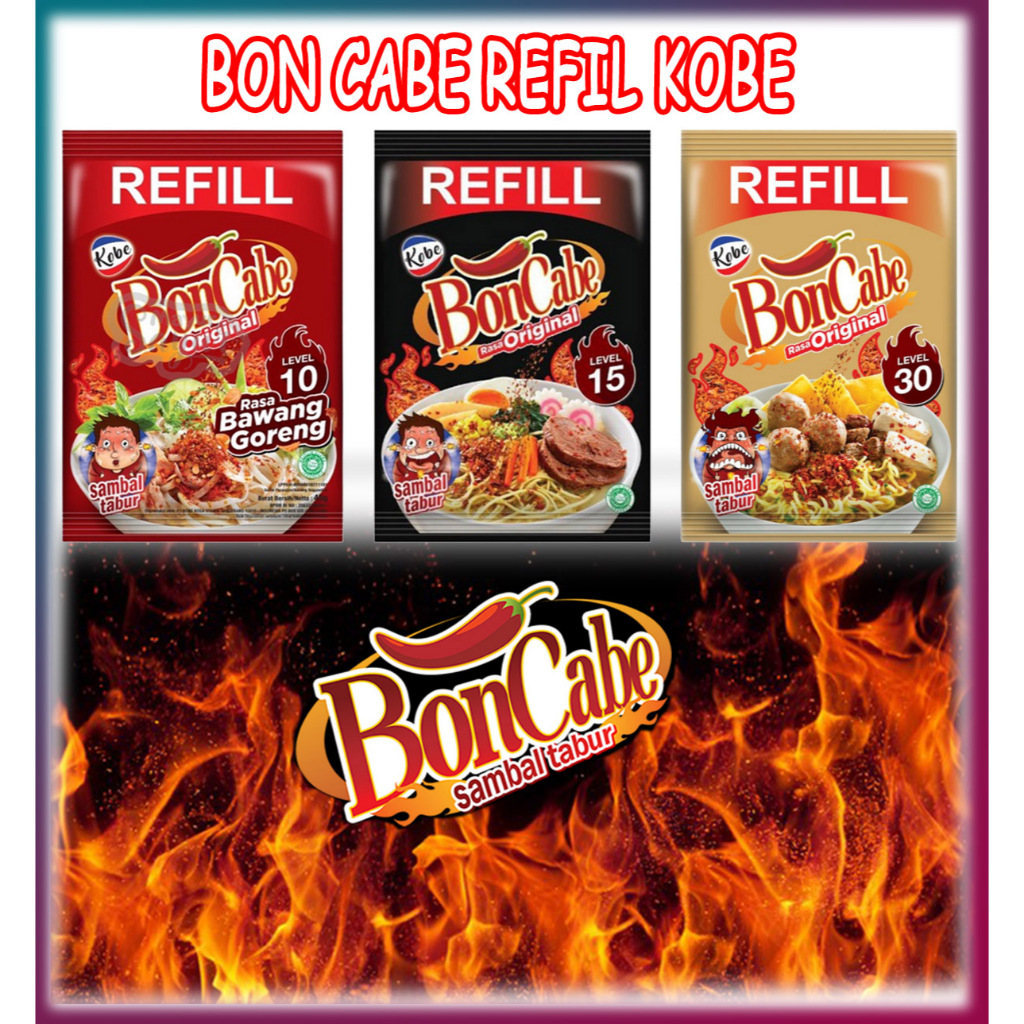 

Bon Cabe Refil 3 level Tingkat Kepedasan
