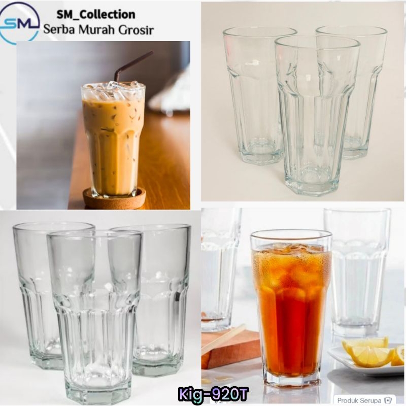 Cangkir Tinggi/Gelas Jus/Gelas Bening Kaca/Gelas KIG 920 T