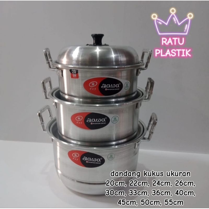 ( 45 CM ) Maspion Dandang Kukus 45 cm Dandang Panci Ekonomi Jawa Maspion Dandang Sarangan