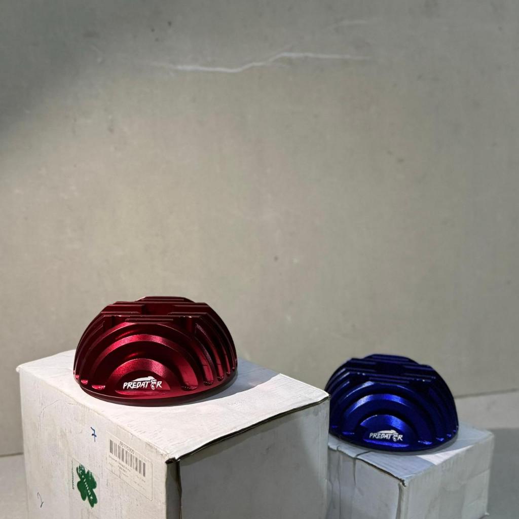 Head Cylinder BILLET T7 CNC VESPA large frame copy BFA kubah Buta - Biru