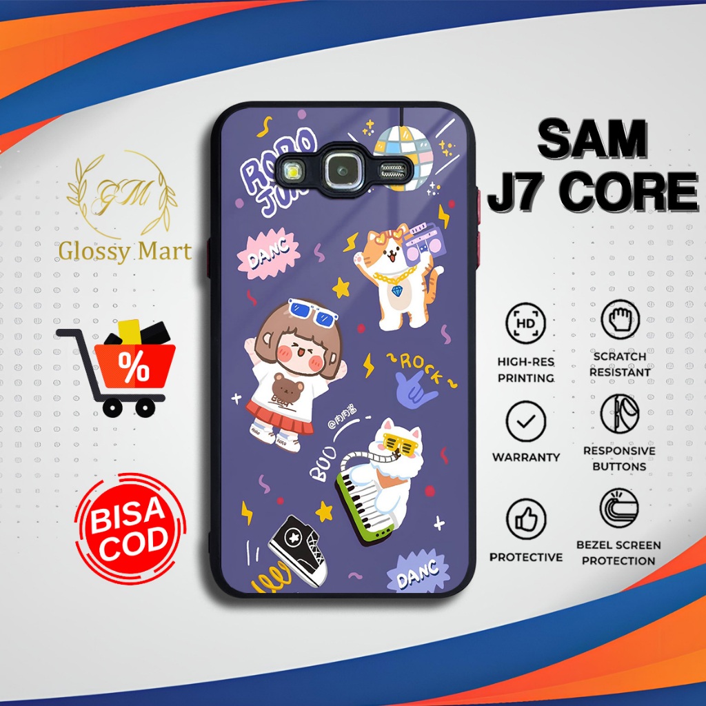 Casing Samsung J7 Core Terlaris Rorojump Hardcase Softcase Glossy Case J7 Core Terbaru Termurah