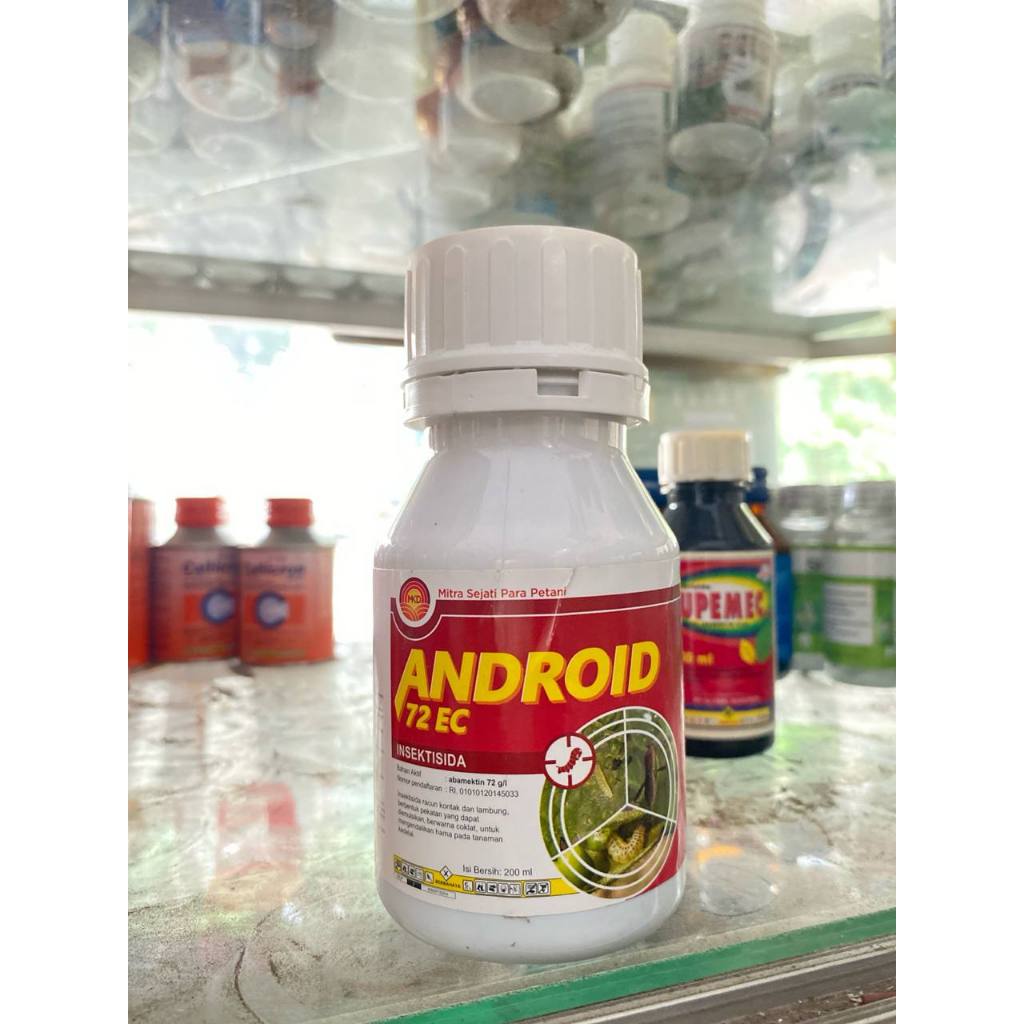 Insektisida ANDROID 72EC 200ml Bahan aktif : ABAMEKTIN 72g/l