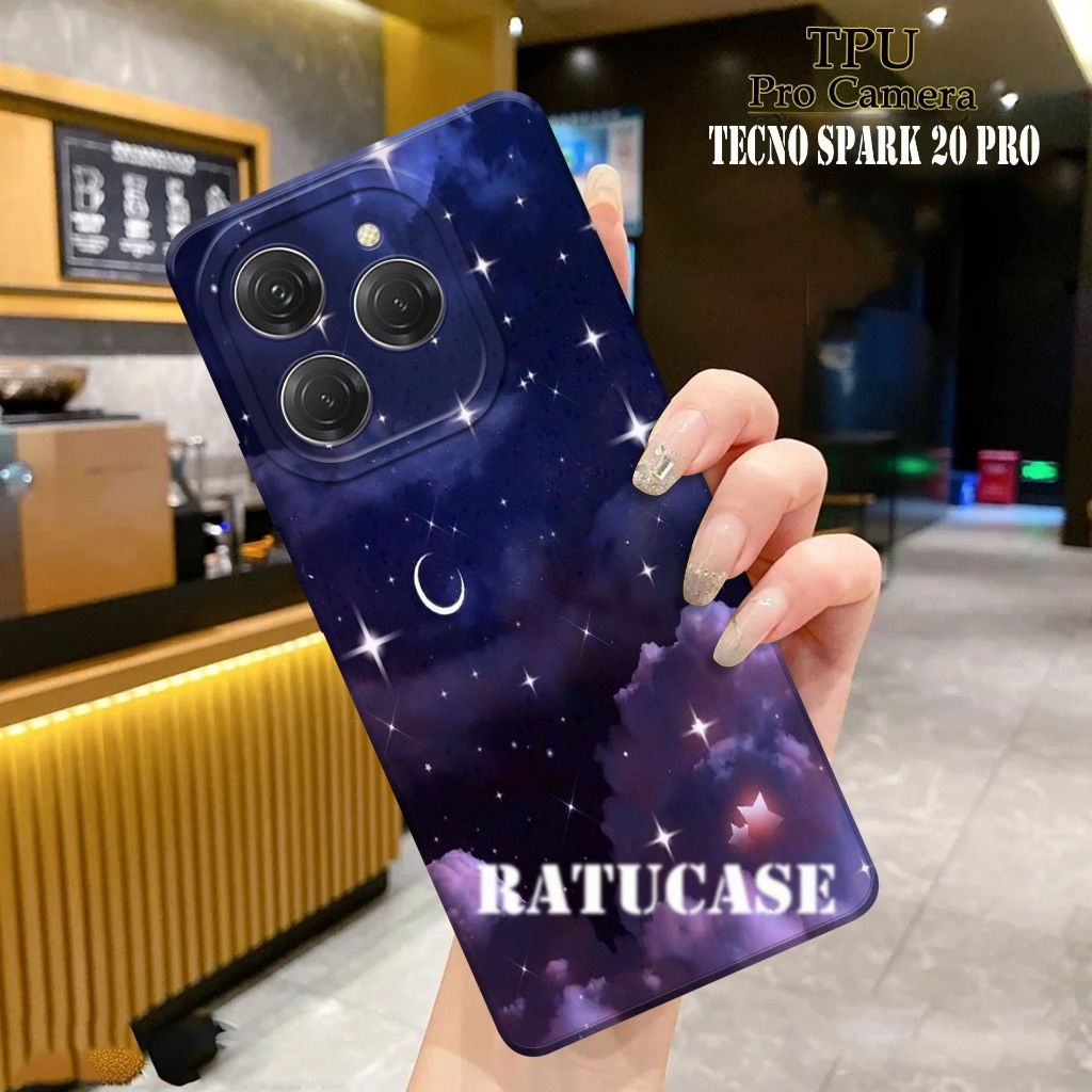 CASE TECNO SPARK 20 PRO SPARK 20 SPARK 20C - Softcase Pro Camera Tecno Spark 20 MOTIF  Case Pro Came