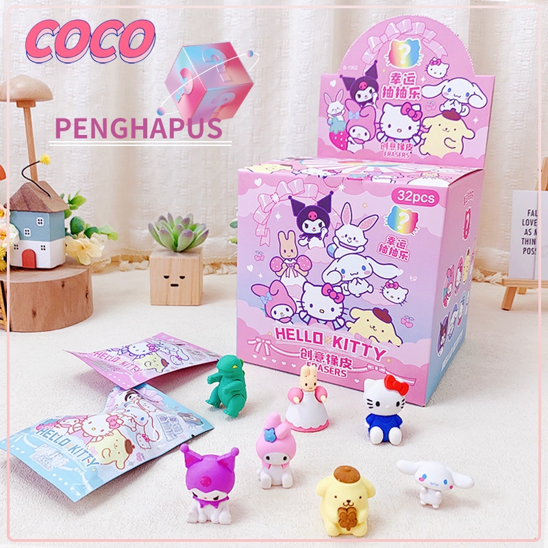 

Eraser/ Penghapus Sanrio Lucu Penghapus Tiga Dimensi Kreatif Kotak Misterius Acak - coco_market