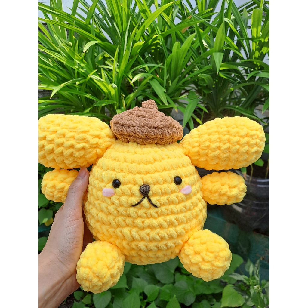 Boneka Rajut amigurumi sanrio pompom purin - boneka dewasa - boneka anak - boneka toodler