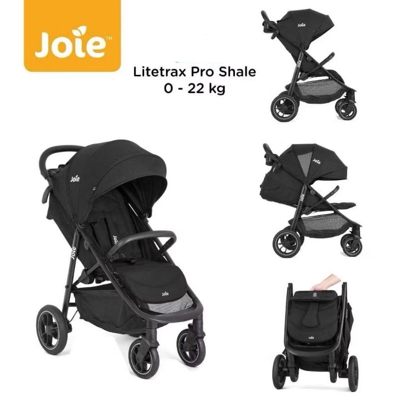 Stroller Joie Litetrax Shale | Stroller Compact | Stroller Bayi