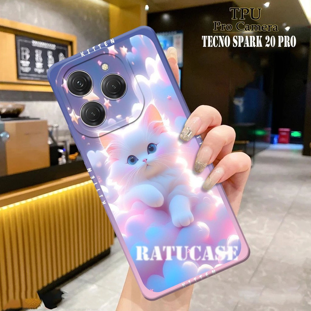 CASE TECNO SPARK 20 PRO SPARK 20 SPARK 20C - Softcase Pro Camera Tecno Spark 20 MOTIF  Case Pro Came