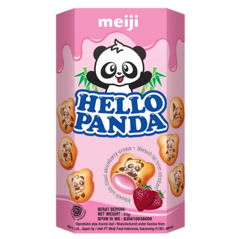 

HELLO PANDA Biskuit Strawberry 42 gram