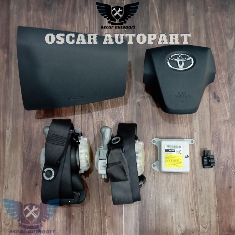 AirBag Air Bag Toyota Calya Full Set Komplit Original
