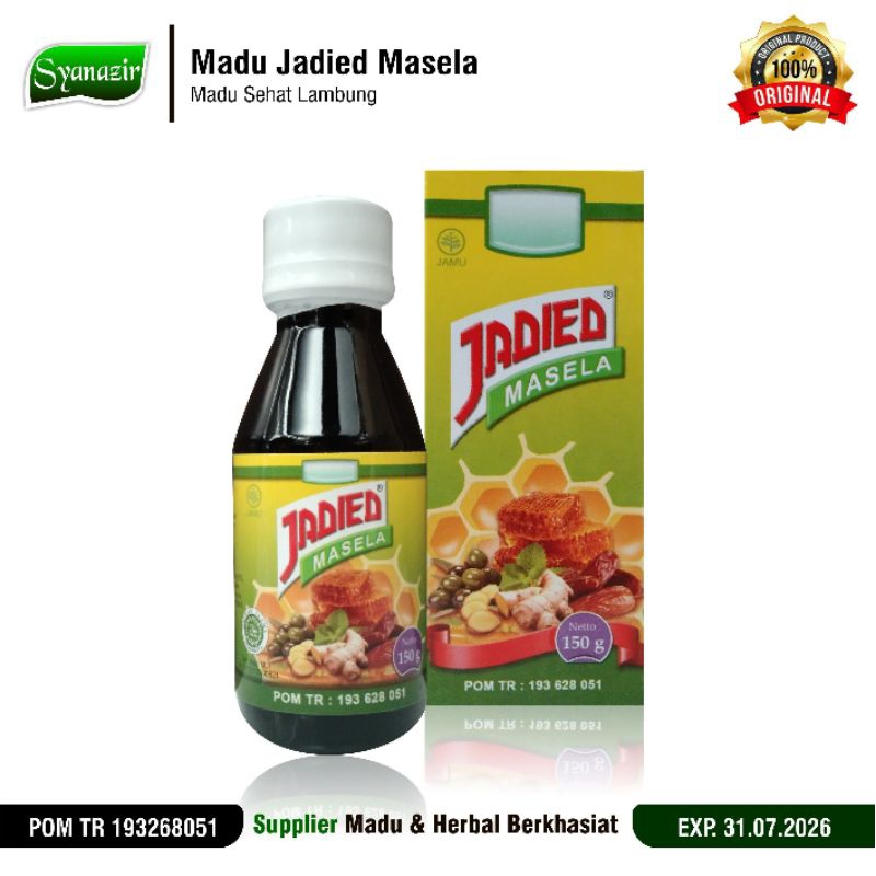 

MADU JADIED MASELA - Madu Sehat Lambung 150 gr