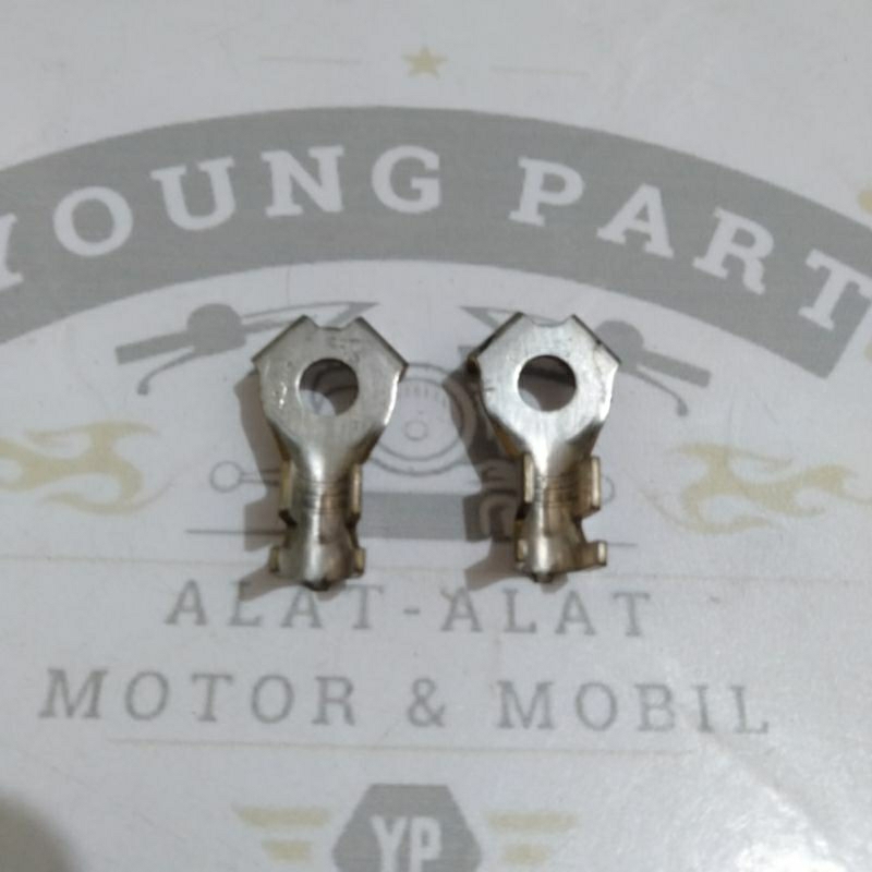 Skun Kabel accu M6 Kuningan Tebal Motor Universal Original ( 2 PCS)